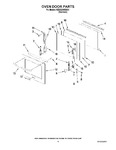 Diagram for 03 - Oven Door Parts