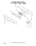 Diagram for 02 - Control Panel Parts