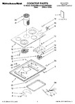 Diagram for 01 - Cooktop Parts