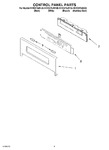 Diagram for 02 - Control Panel Parts