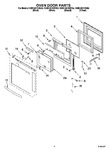 Diagram for 03 - Oven Door Parts