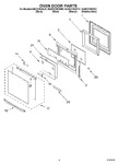 Diagram for 03 - Oven Door Parts