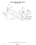 Diagram for 02 - Oven Control Panel