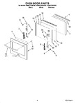 Diagram for 03 - Oven Door Parts