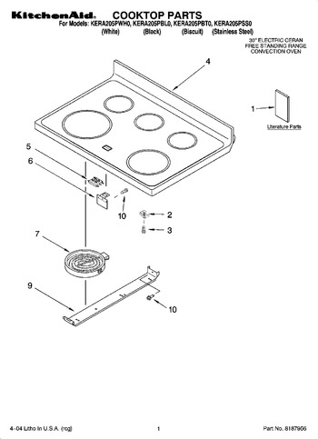 Diagram for KERA205PBT0