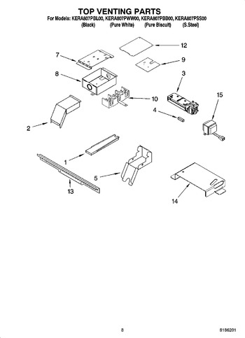 Diagram for KERA807PBL00