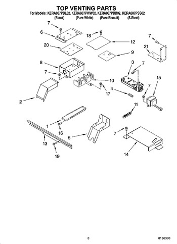 Diagram for KERA807PWW02