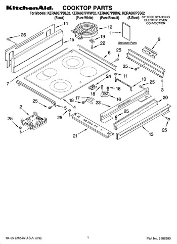 Diagram for KERA807PSS02