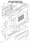 Diagram for 03 - Door And Drawer Parts