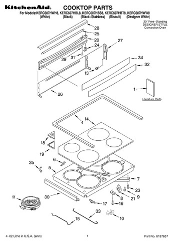 Diagram for KERC607HWW8