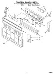 Diagram for 02 - Control Panel Parts