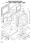 Diagram for 04 - Door And Drawer Parts