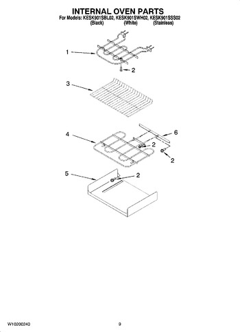 Diagram for KESK901SWH02