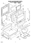 Diagram for 04 - Door And Drawer Parts