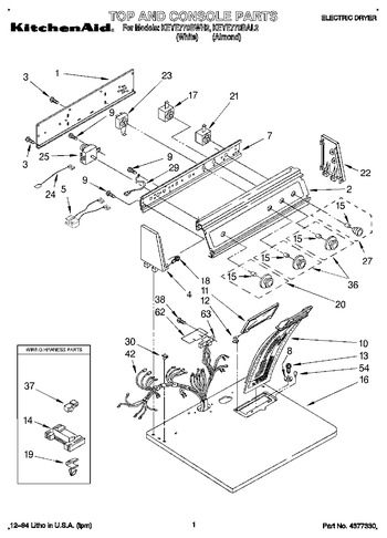 Diagram for KEYE770BWH2