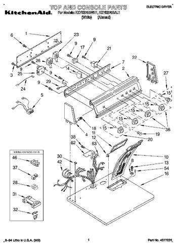 Diagram for KEYE870BWH1