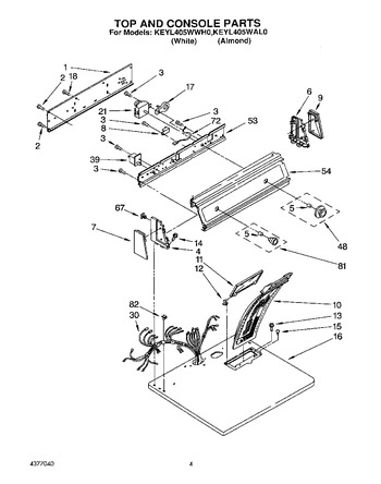 Diagram for KEYL405WAL0