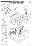 Diagram for 01 - Top And Console Parts