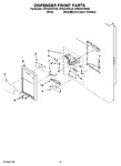 Diagram for 08 - Dispenser Front Parts