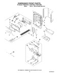 Diagram for 10 - Dispenser Front Parts