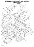 Diagram for 02 - Burner Box, Gas Valves, And Switches, Optional Parts