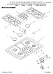 Diagram for 01 - Cooktop, Burner And Grate Parts