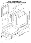 Diagram for 04 - Door And Drawer Parts