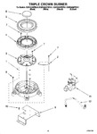 Diagram for 08 - Triple Crown Burner, Optional Parts