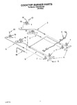 Diagram for 02 - Cooktop Burner Parts