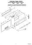 Diagram for 02 - Control Panel Parts