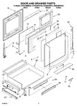 Diagram for 03 - Door And Drawer Parts