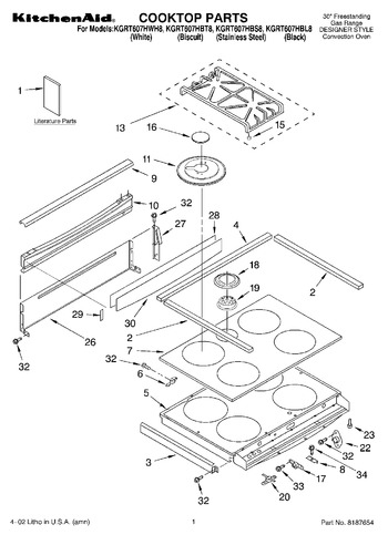 Diagram for KGRT607HWH8