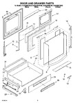 Diagram for 03 - Door And Drawer Parts