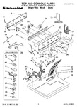 Diagram for 01 - Top And Console Parts