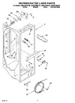 Diagram for 02 - Refrigerator Liner Parts