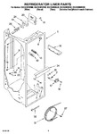 Diagram for 02 - Refrigerator Liner Parts