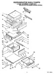 Diagram for 03 - Refrigerator Shelf Parts