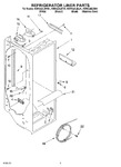 Diagram for 02 - Refrigerator Liner Parts