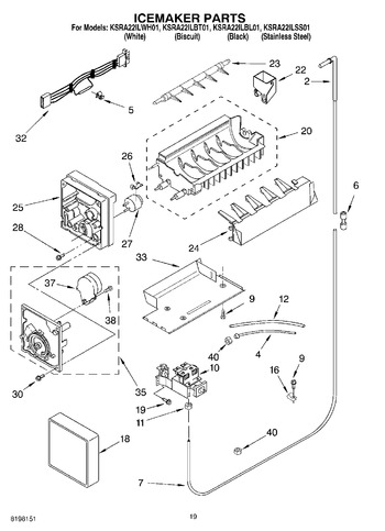 Diagram for KSRA22ILWH01