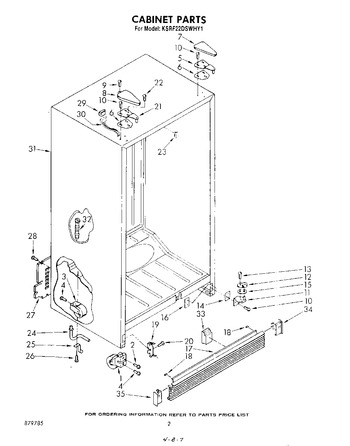 Diagram for KSRF22DSWHY1