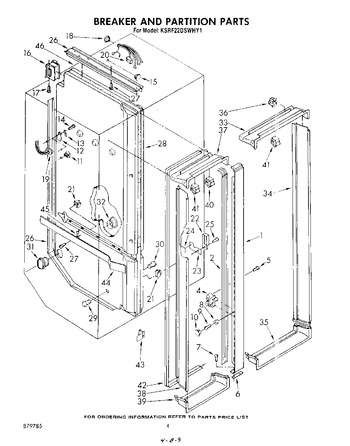 Diagram for KSRF22DSWHY1