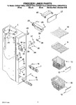 Diagram for 04 - Freezer Liner Parts