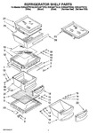 Diagram for 05 - Refrigerator Shelf Parts