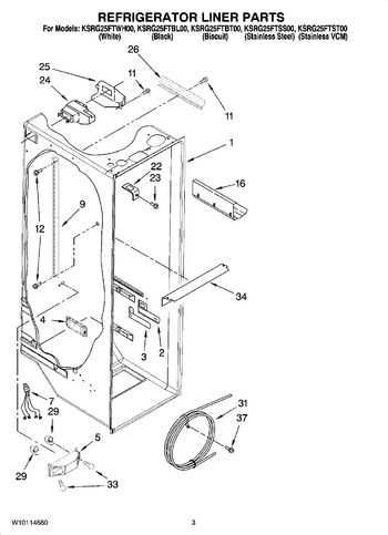 Diagram for KSRG25FTBT00