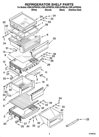 Diagram for KSRL25FRWH00