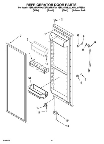 Diagram for KSRL25FRWH00