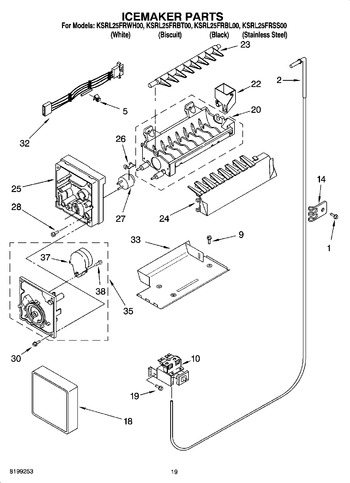 Diagram for KSRL25FRWH00