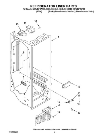 Diagram for KSRL25FXWH00