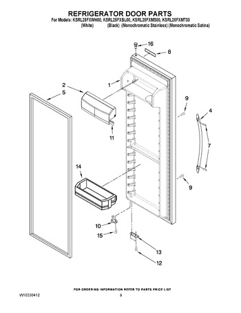 Diagram for KSRL25FXWH00