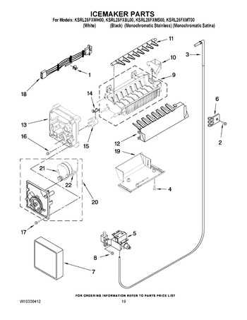 Diagram for KSRL25FXWH00